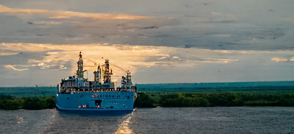 This image is cropped from one generated by Midjourney from "A Belize-flagged ship departs Chornomorsk for Turkey, becoming the first wheat export from Ukraine under a United Nations-brokered deal."