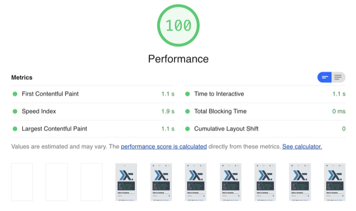 Netlify の 2 回目の計測結果。1 回目から間を置かず計った